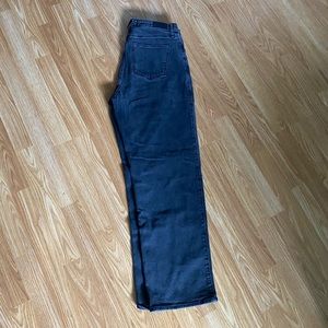 Hollister Black Ultra High Rise Dad Jeans